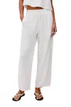 Rails Leon Crop Pant In White In White