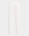 Rails Rowan High-rise Straight-leg Plisse Pants In White
