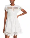 Rails Lettie Eyelet Scalloped Dress In White In White