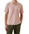 Rails Levant Polo Shirt In Flamingo In Pink