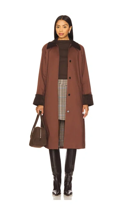 Rails Levy Coat In Brown