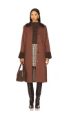 Rails Levy Corduroy Trim Jacket In Brown