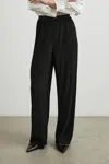 Rails Liana Plisse Pant In Jet In Black