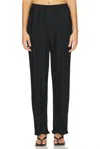 Rails Liana Plisse Pant In Jet In Black