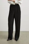 Rails Liana Plisse Pant In Jet In Black