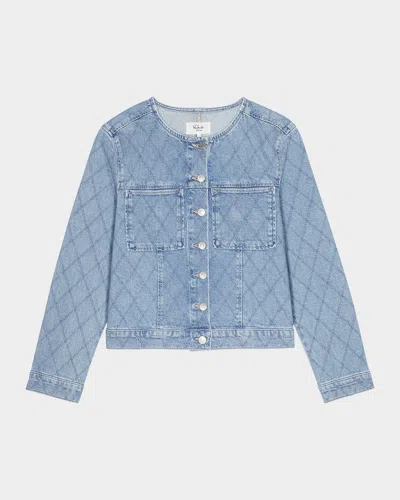 Rails Lido Quilted Denim Jacket In Blue
