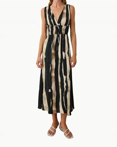 Rails Lilith Midi Dress In Madagascar In Black