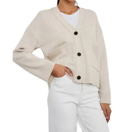 Rails Lindi Cotton-blend Cardigan In White