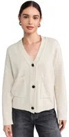 Rails Lindi Wool Cashmere V-neck Cardigan In Oatmeal