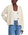 Rails Lindi Wool Cashmere V-neck Cardigan In Oatmeal