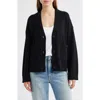 Rails Lindi Cotton, Wool & Cashmere Cardigan In Black