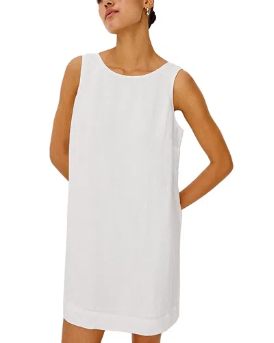 Rails Lindsey Linen Shift Dress In White