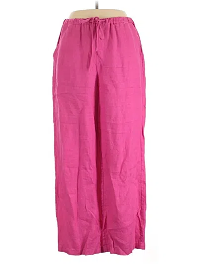 Pre-owned Rails Linen Pants In Pink