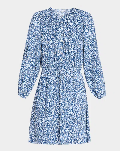 Rails Linnea Mini Shirtdress In Blue