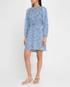 Rails Linnea Mini Shirtdress In Blue Mixed In Blue