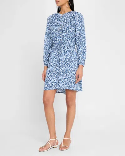 Rails Linnea Mini Shirtdress In Blue Mixed