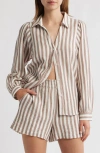 Rails Lo Stripe Shirt In Neutral