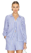 Rails Button Front Shirt In Anacapa Stripe