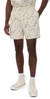 Rails Logan Shorts 6.25 Khaki White Sunflower