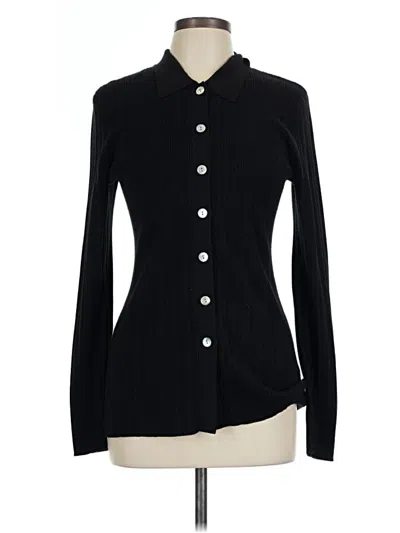 Pre-owned Rails Long Sleeve Blouse In Black