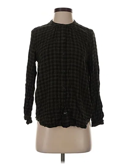 Pre-owned Rails Long Sleeve Blouse In Black