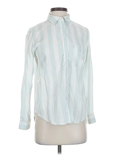 Pre-owned Rails Long Sleeve Blouse In Blue