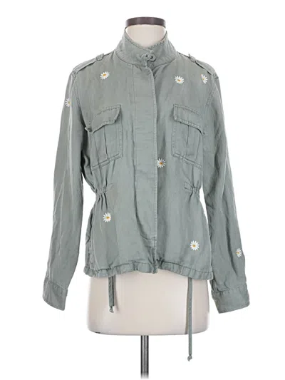 Pre-owned Rails Long Sleeve Blouse In Gray