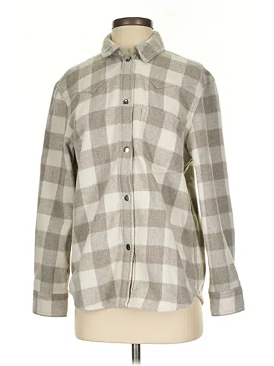 Pre-owned Rails Long Sleeve Blouse In Gray