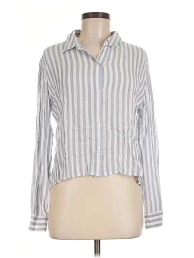 Pre-owned Rails Long Sleeve Blouse In Gray