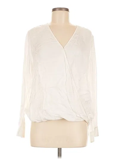 Pre-owned Rails Long Sleeve Blouse In Ivory
