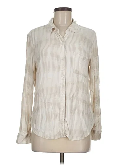 Pre-owned Rails Long Sleeve Blouse In Ivory