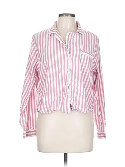 Pre-owned Rails Long Sleeve Blouse In Pink