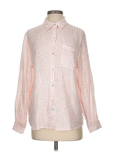 Pre-owned Rails Long Sleeve Blouse In Pink