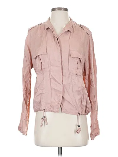 Pre-owned Rails Long Sleeve Blouse In Pink