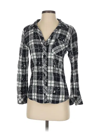 Pre-owned Rails Long Sleeve Button Down Shirt In Black