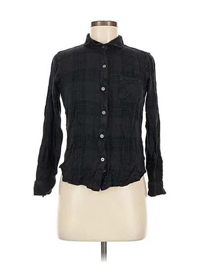 Pre-owned Rails Long Sleeve Button Down Shirt In Black