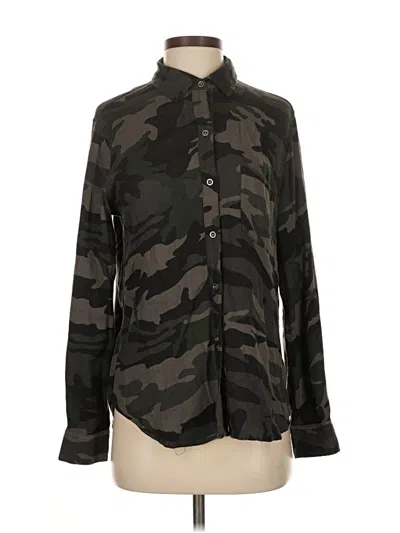 Pre-owned Rails Long Sleeve Button Down Shirt In Black