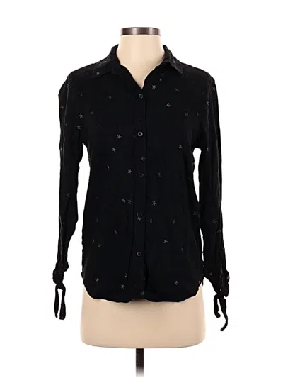 Pre-owned Rails Long Sleeve Button Down Shirt In Black