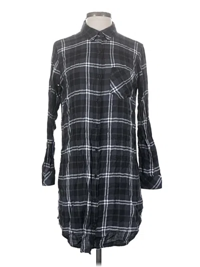 Pre-owned Rails Long Sleeve Button Down Shirt In Black