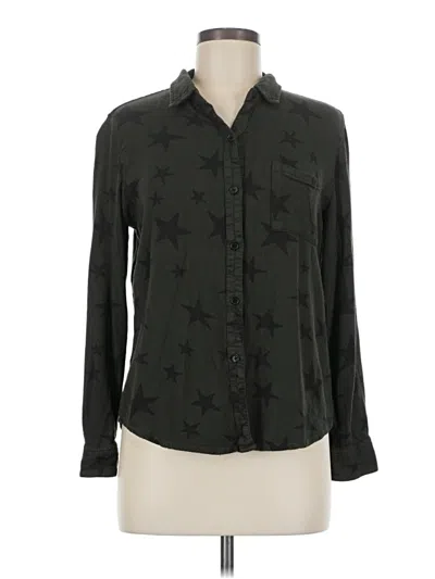 Pre-owned Rails Long Sleeve Button Down Shirt In Black