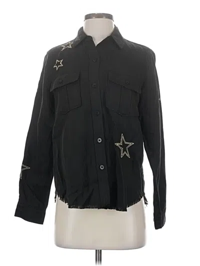 Pre-owned Rails Long Sleeve Button Down Shirt In Black