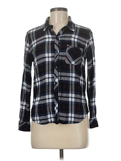 Pre-owned Rails Long Sleeve Button Down Shirt In Black