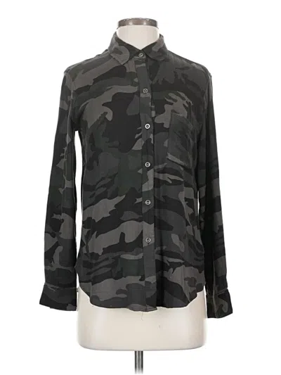 Pre-owned Rails Long Sleeve Button Down Shirt In Black