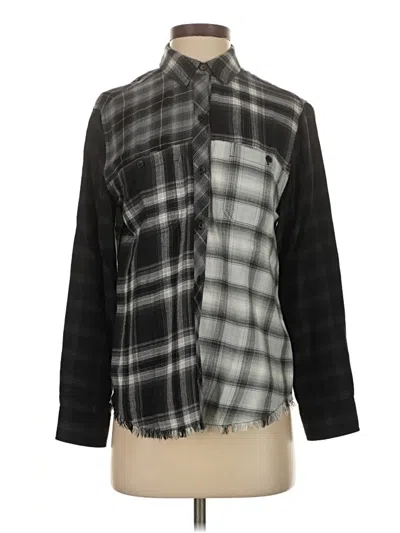 Pre-owned Rails Long Sleeve Button Down Shirt In Black
