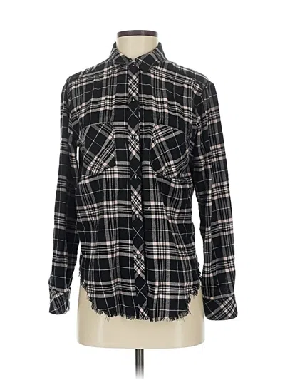 Pre-owned Rails Long Sleeve Button Down Shirt In Black