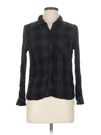 Pre-owned Rails Long Sleeve Button Down Shirt In Black