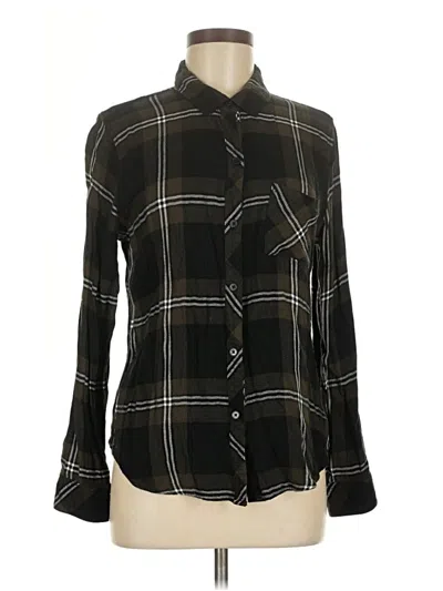 Pre-owned Rails Long Sleeve Button Down Shirt In Black