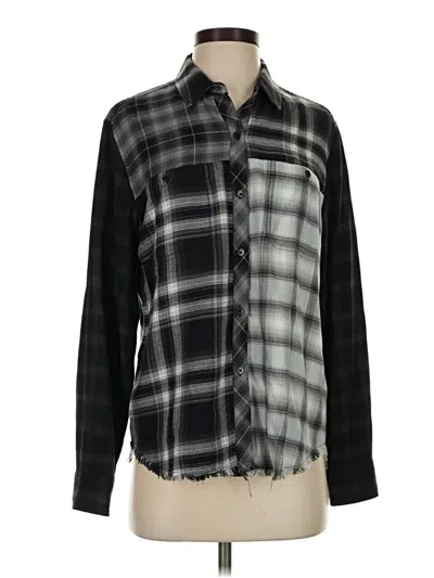 Pre-owned Rails Long Sleeve Button Down Shirt In Black