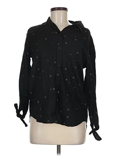 Pre-owned Rails Long Sleeve Button Down Shirt In Black
