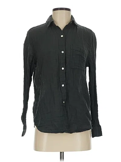 Pre-owned Rails Long Sleeve Button Down Shirt In Black